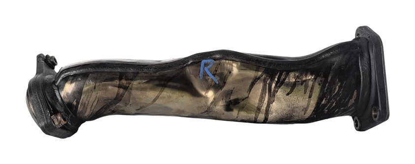 Thumbnail 2: 2014 MERCEDES GL550 (X166) 4.6L (278.928) ENGINE RIGHT M278 TURBO EXHAUST PIPE