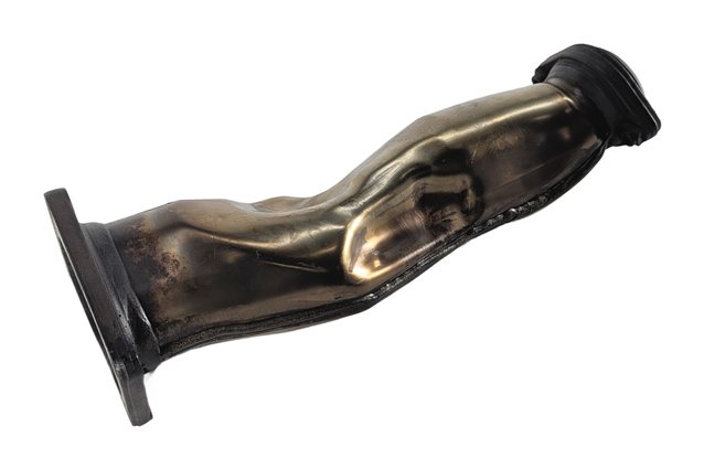 2014 MERCEDES GL550 (X166) 4.6L (278.928) ENGINE LEFT M278 TURBO EXHAUST PIPE