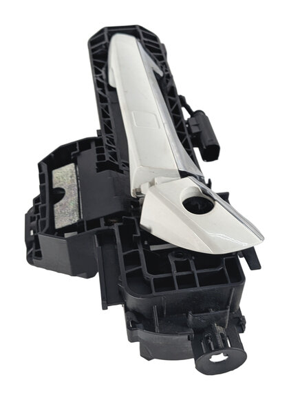 Thumbnail 3: 14-20 E GL ML SL (W166 W212 X166) FRONT LEFT DRIVER KEYLESS DOOR HANDLE (White)
