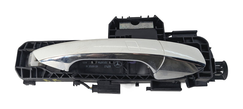 Thumbnail 4: 08-16 MERCEDES C E GL ML CLASS FRONT or REAR RIGHT KEYLESS DOOR HANDLE (White)