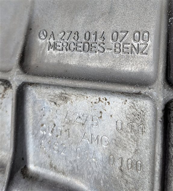 Thumbnail 5: 2012-2019 MERCEDES E63 GL63 GLE63 GLS63 SL63 AMG 5.5L M157 UPPER ENGINE OIL PAN