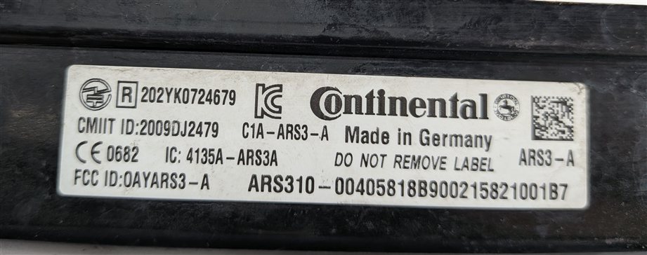 Thumbnail 5: 11-16 MERCEDES C/CL/CLS/E/GL/ML/S/R/SLK CLASS FRONT ADAPTIVE CRUISE RADAR UNIT