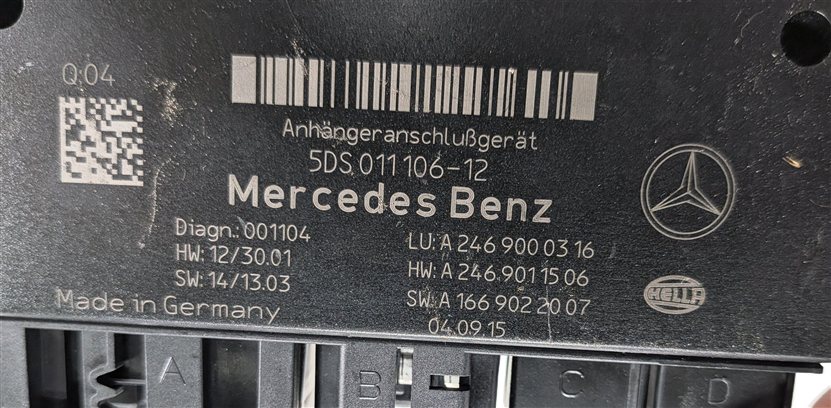 Thumbnail 5: 2015-201616 MERCEDES CLA GLE GL350 GL450 GL550 (X166) TOWING CONTROL MODULE