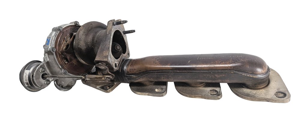 11-19 MERCEDES E S G GL GLE GLS CLS AMG 5.5L M157 RIGHT TURBOCHARGER w/MANIFOLD