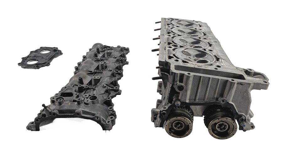 Thumbnail 2: 2012-2019 MERCEDES E63 S63 GL63 GLE63 AMG M157 LEFT CYLINDER HEAD w/CAMSHAFTS