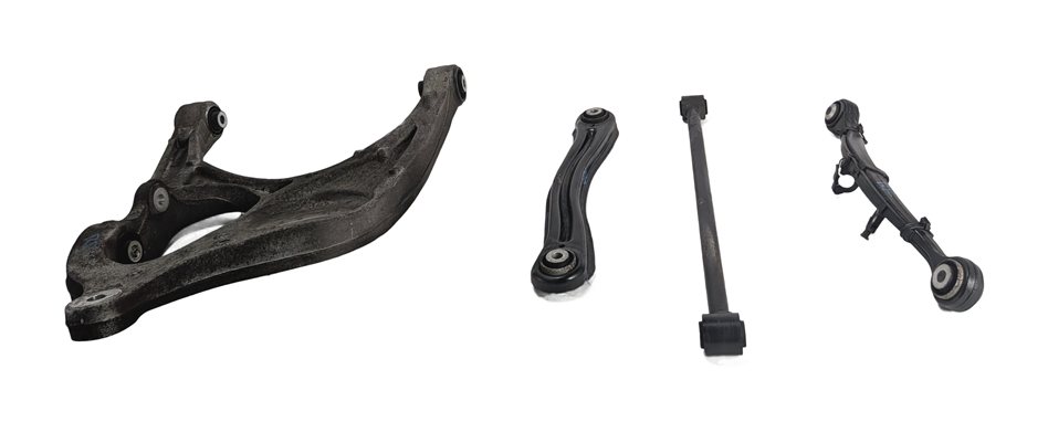 Thumbnail 2: 12-19 MERCEDES GL350 GL450 GL550 ML350 (W166 X166) RIGHT REAR CONTROL ARM SET