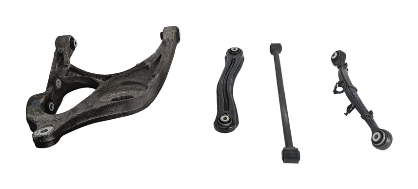 Thumbnail 3: 12-19 MERCEDES GL350 GL450 GL550 ML350 (W166 X166) RIGHT REAR CONTROL ARM SET