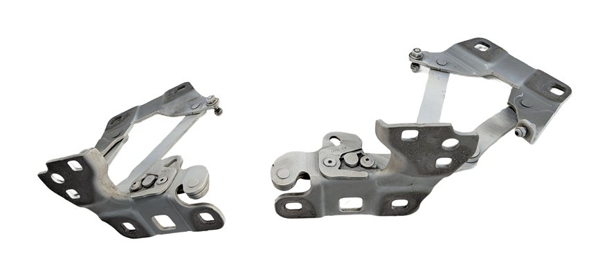 12-19 MERCEDES GL ML (W166 X166) FRONT LEFT & RIGHT HOOD HINGE SET (White)