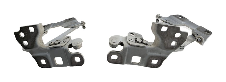 Thumbnail 2: 12-19 MERCEDES GL ML (W166 X166) FRONT LEFT & RIGHT HOOD HINGE SET (White)