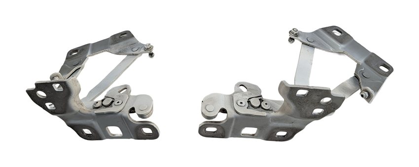 Thumbnail 3: 12-19 MERCEDES GL ML (W166 X166) FRONT LEFT & RIGHT HOOD HINGE SET (White)
