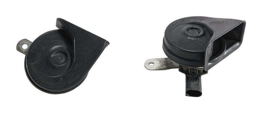 Thumbnail 2: 13-19 MERCEDES GL GLE GLS ML CLASS (W166 X166) HIGH & LOW TONE SAFETY HORN SET