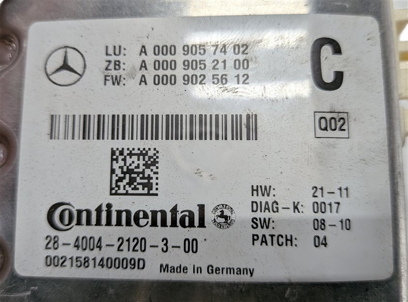 Thumbnail 4: 12-16 MERCEDES C250 C300 C350 CL550 CL600 GL450 S550 ML350 LANE DEPARTURE CAMERA
