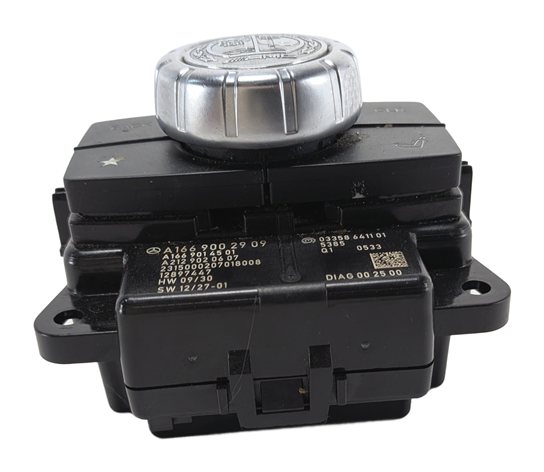 Thumbnail 2: 14-16 MERCEDES GL350 GL450 GL550 ML350 ML550 (W166 X166) RADIO GPS SWITCH KNOB
