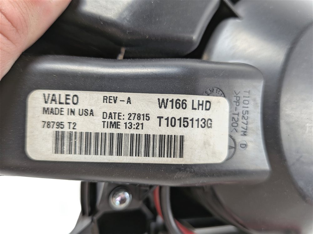 Thumbnail 6: 2012-2019 MERCEDES GL GLE GLS ML (W166 W292 X166) FRONT HEATER A/C BLOWER MOTOR