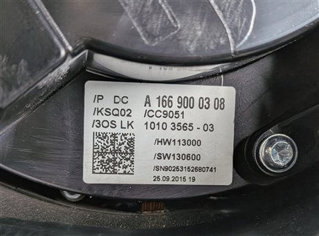 Thumbnail 6: 13-19 GL GLE GLS ML W166 X166 COMBINATION SWITCH SHIFT CRUISE TURN SIGNAL WIPER