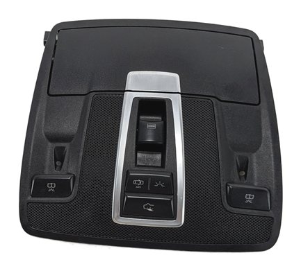 Thumbnail 3: 12-16 MERCEDES GL ML (X166 W166) INTERIOR OVERHEAD DOME MAP LIGHT LAMP (Black)