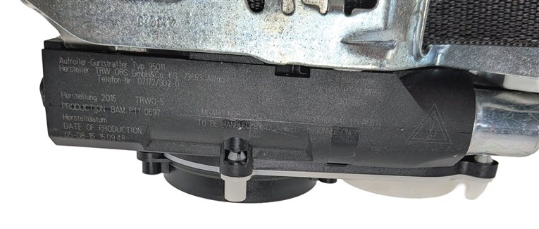 Thumbnail 8: 12-16 MERCEDES GL CLASS W166 X166 FRONT LEFT DRIVER SEATBELT RETRACTOR (Black)