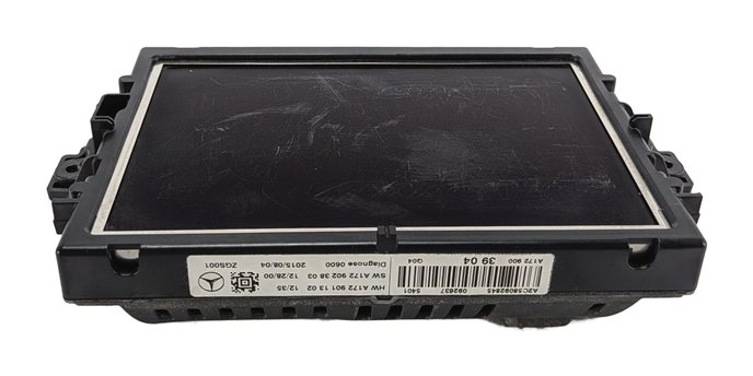 Thumbnail 3: 15-16 MERCEDES GL350 GL450 GL550 (X166) FRONT GPS NAVIGATION DISPLAY SCREEN 7"