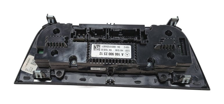 Thumbnail 4: 14-19 MERCEDES GL GLS (X166 W166) FRONT HEATER AC CLIMATE CONTROL & TRIM (BLACK)