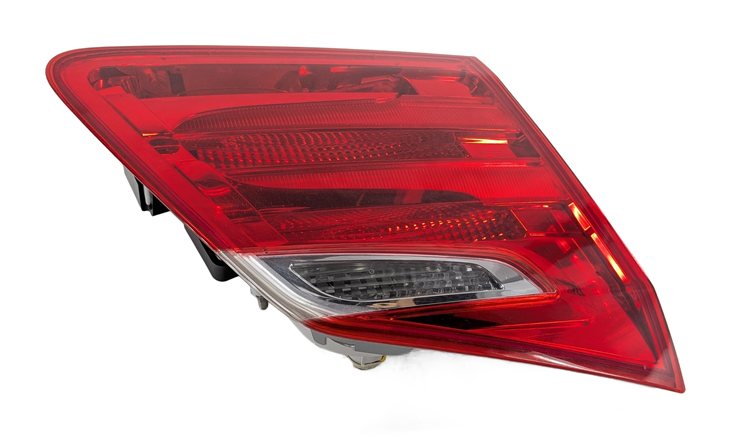 13-16 MERCEDES GL350 GL450 GL550 (X166) LEFT DRIVER INNER TAILLIGHT LIGHT LAMP