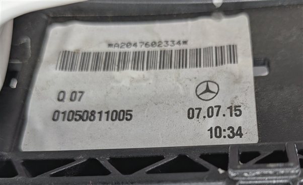 Thumbnail 7: 14-20 E GL ML SL (W166 W212 X166) FRONT LEFT DRIVER KEYLESS DOOR HANDLE (White)