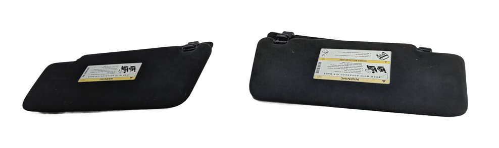 2013-2019 MERCEDES GL350 GL450 GL550 GLS (W166 X166) FRONT SUNVISOR SET (Black)