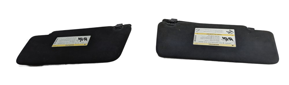 Thumbnail 2: 2013-2019 MERCEDES GL350 GL450 GL550 GLS (W166 X166) FRONT SUNVISOR SET (Black)