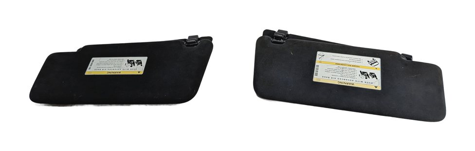 Thumbnail 3: 2013-2019 MERCEDES GL350 GL450 GL550 GLS (W166 X166) FRONT SUNVISOR SET (Black)