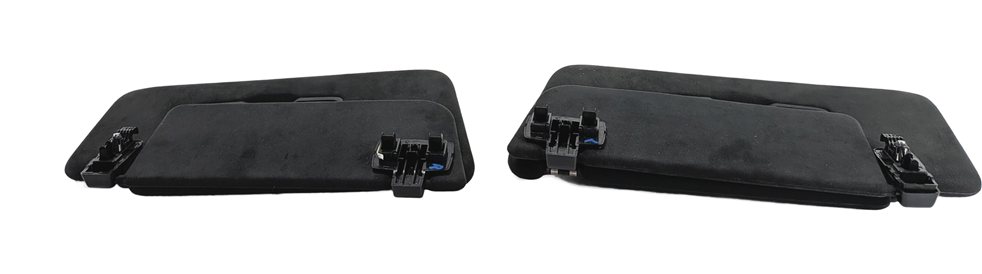 Thumbnail 4: 2013-2019 MERCEDES GL350 GL450 GL550 GLS (W166 X166) FRONT SUNVISOR SET (Black)
