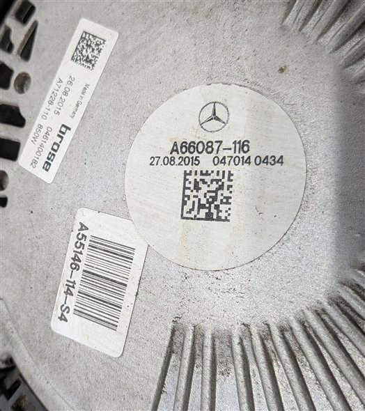 Thumbnail 9: 2013-2019 MERCEDES GL GLE ML CLASS (W166 X166) FRONT RADIATOR COOLING FAN MOTOR