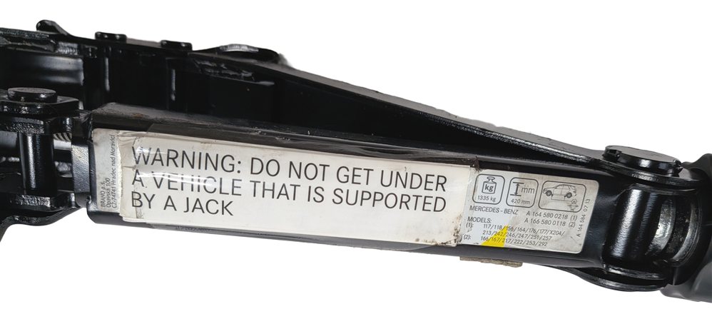 Thumbnail 17: 13-21 MERCEDES BENZ GL GLE GLS ML CLASS W166 X166 SPARE TIRE JACK KIT TOOL SET