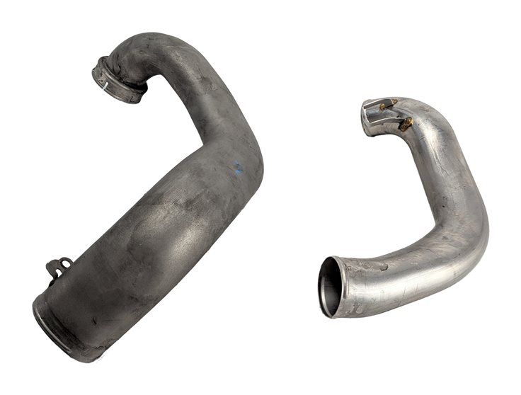 Thumbnail 4: 2016 MERCEDES GL63 (X166) 5.5L M157 LEFT TURBO AIR INTAKE DUCT PIPE SET/2