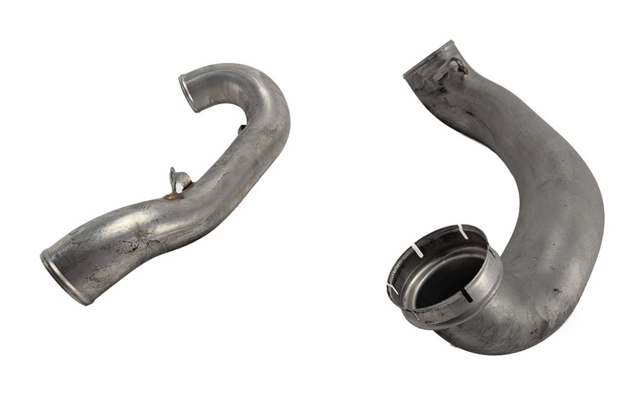 Thumbnail 2: 2016 MERCEDES GL63 (X166) 5.5L M157 RIGHT TURBO AIR INTAKE DUCT PIPE SET/2