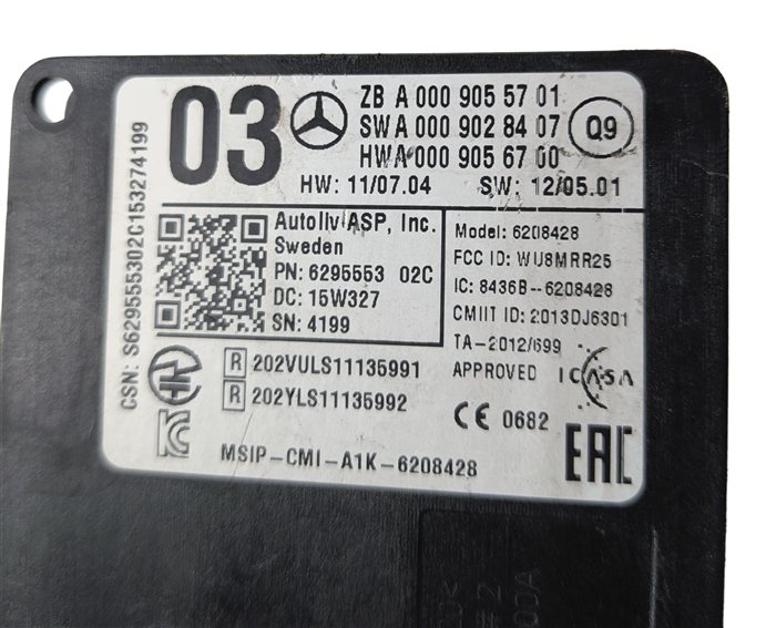 Thumbnail 5: 2016 MERCEDES GL63 (X166) BLIND SPOT MONITOR RADAR SENSOR MODULE
