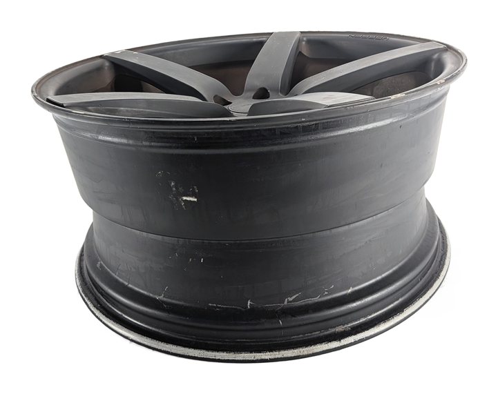 Thumbnail 2: VOSSEN CV3-R 22X10.5 ET42 SATIN BLACK CONCAVE 5-SPOKE ALLOY WHEEL RIM