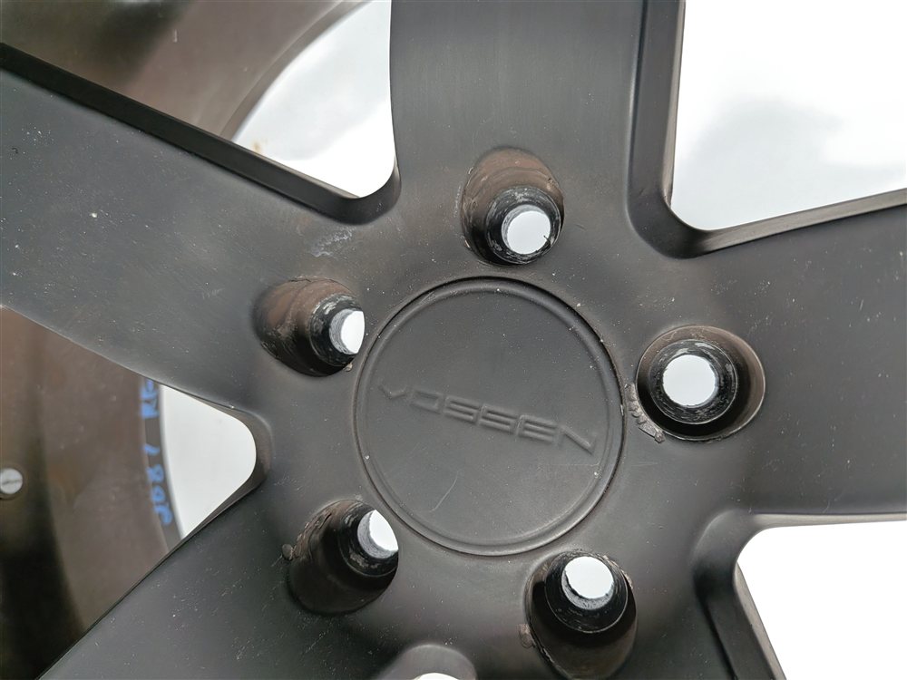 Thumbnail 9: VOSSEN CV3-R 22X10.5 ET42 SATIN BLACK CONCAVE 5-SPOKE ALLOY WHEEL RIM