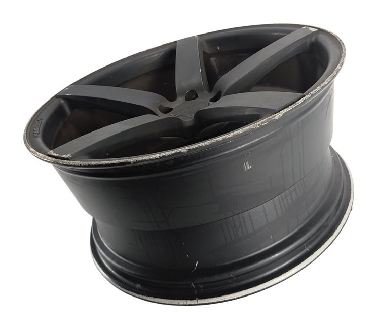 VOSSEN CV3-R 22X10.5 ET42 SATIN BLACK CONCAVE 5-SPOKE ALLOY WHEEL RIM