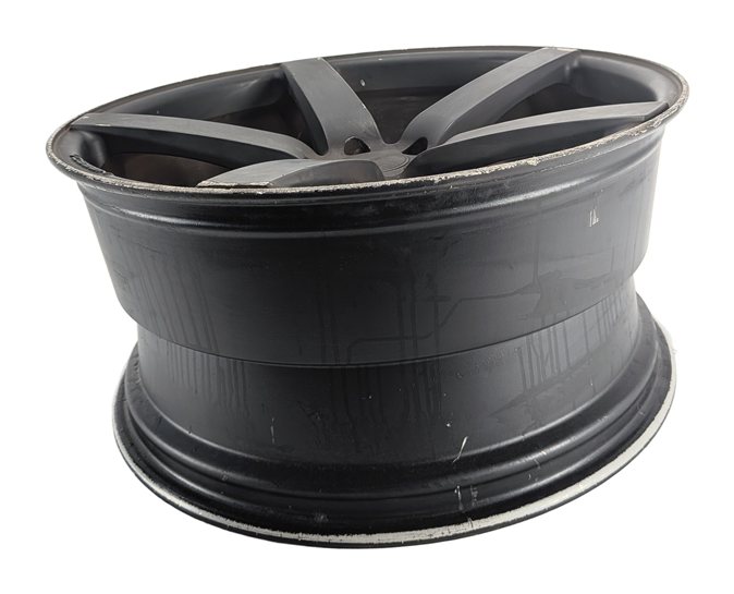 Thumbnail 2: VOSSEN CV3-R 22X10.5 ET42 SATIN BLACK CONCAVE 5-SPOKE ALLOY WHEEL RIM