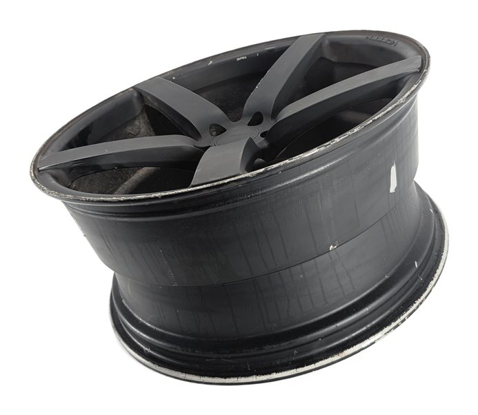 VOSSEN CV3-R 22X10.5 ET42 SATIN BLACK CONCAVE 5-SPOKE ALLOY WHEEL RIM