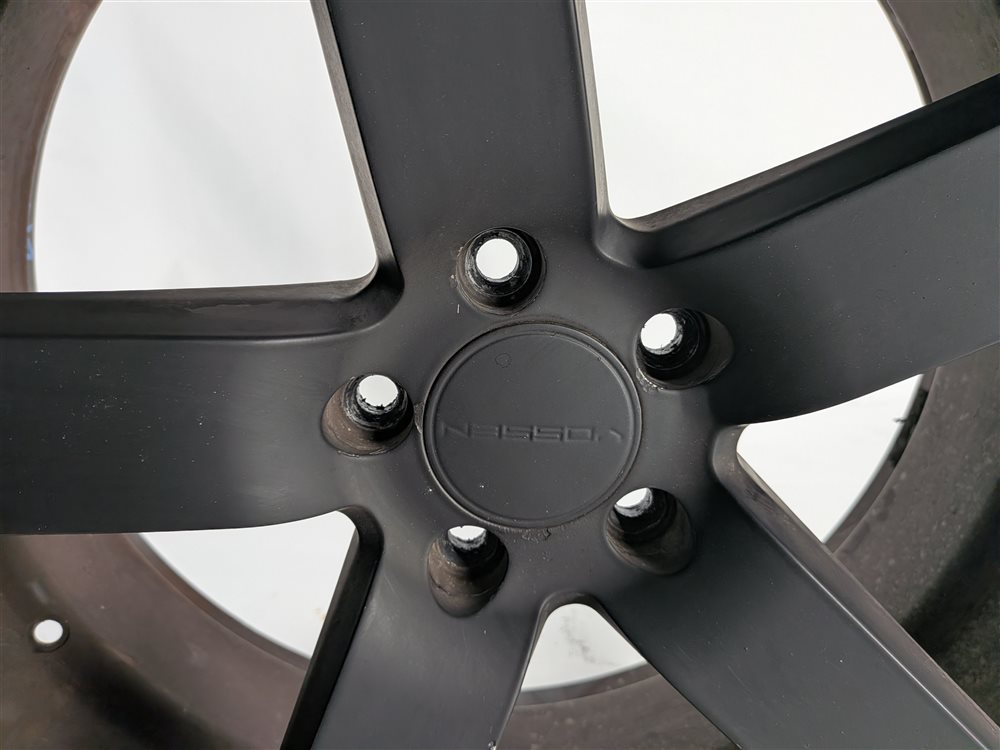 Thumbnail 12: VOSSEN CV3-R 22X10.5 ET42 SATIN BLACK CONCAVE 5-SPOKE ALLOY WHEEL RIM
