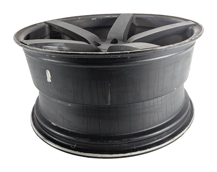Thumbnail 2: VOSSEN CV3-R 22X10.5 ET42 SATIN BLACK CONCAVE 5-SPOKE ALLOY WHEEL RIM