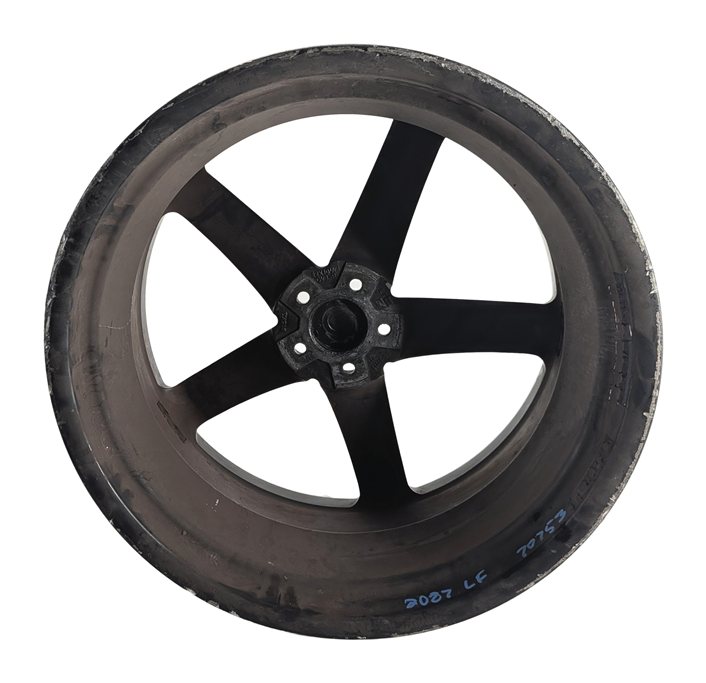 Thumbnail 4: VOSSEN CV3-R 22X10.5 ET42 SATIN BLACK CONCAVE 5-SPOKE ALLOY WHEEL RIM