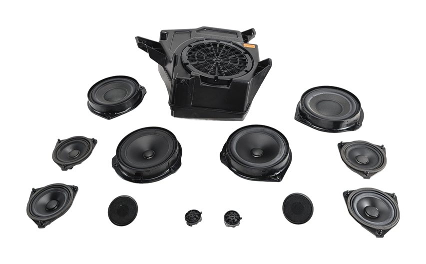 Thumbnail 3: 2016 MERCEDES GL63 (X166) HARMAN KARDON LOGIC7 SPEAKER SET/13 w/SUBWOOFER