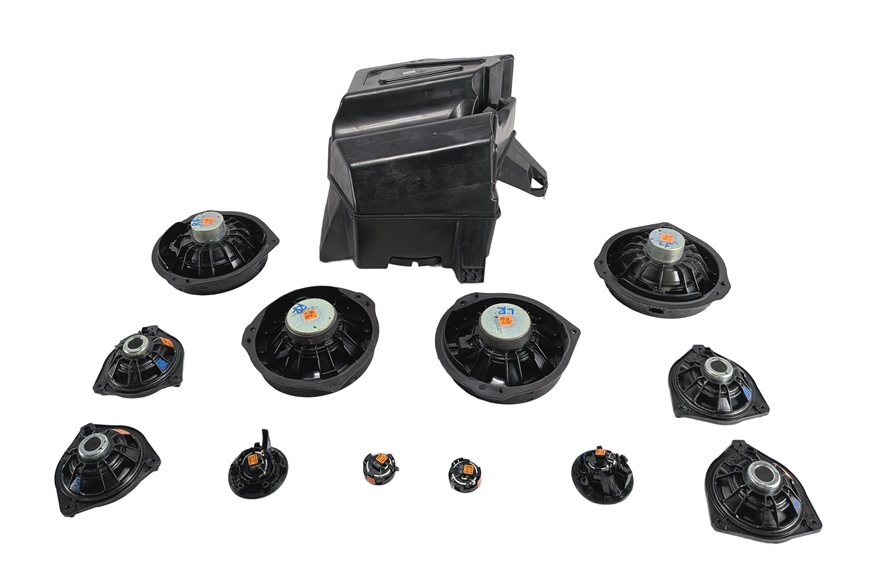 Thumbnail 5: 2016 MERCEDES GL63 (X166) HARMAN KARDON LOGIC7 SPEAKER SET/13 w/SUBWOOFER