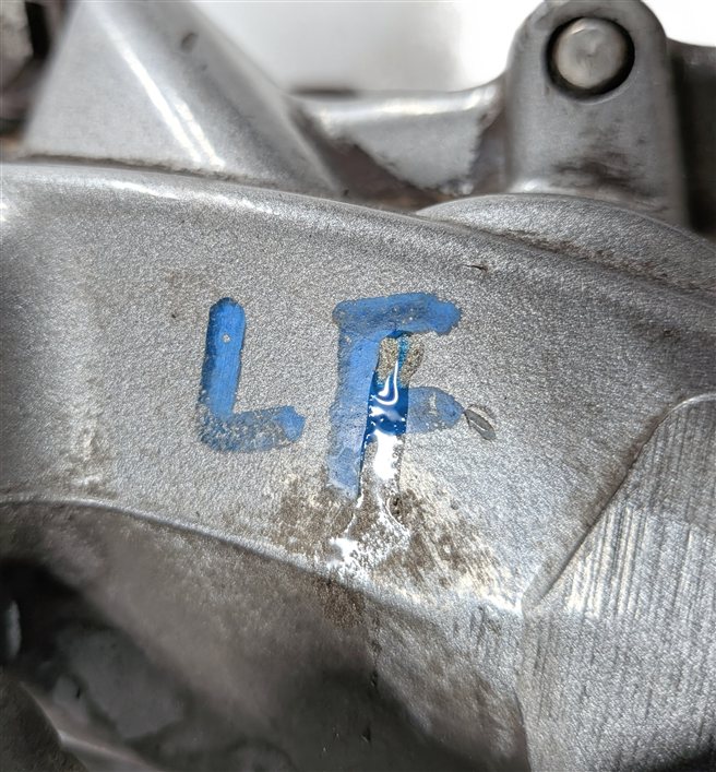 Thumbnail 17: 13-19 MERCEDES GL63 AMG X166 FRONT & REAR BRAKE CALIPER SET/4 w/EPB MOTORS