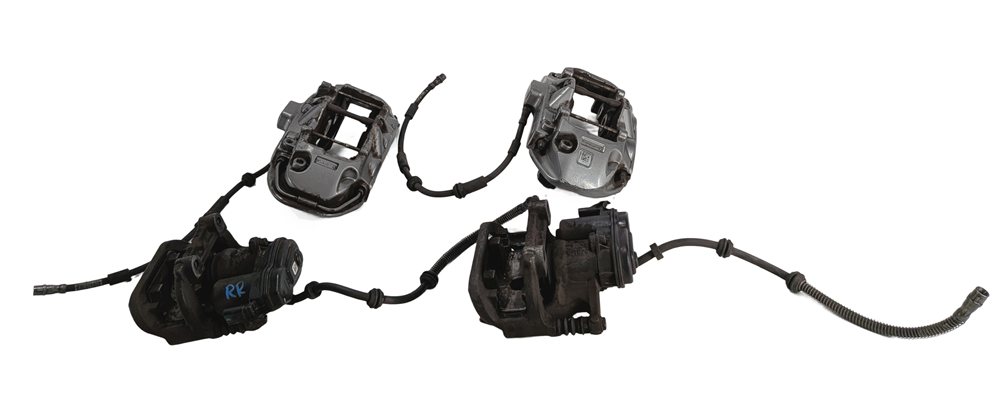 Thumbnail 2: 13-19 MERCEDES GL63 AMG X166 FRONT & REAR BRAKE CALIPER SET/4 w/EPB MOTORS