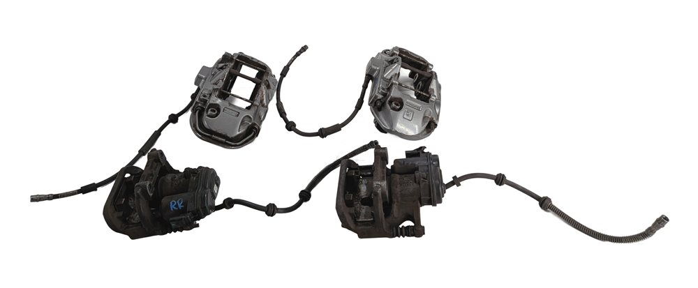 Thumbnail 3: 13-19 MERCEDES GL63 AMG X166 FRONT & REAR BRAKE CALIPER SET/4 w/EPB MOTORS