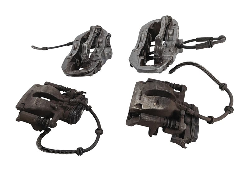 Thumbnail 4: 13-19 MERCEDES GL63 AMG X166 FRONT & REAR BRAKE CALIPER SET/4 w/EPB MOTORS