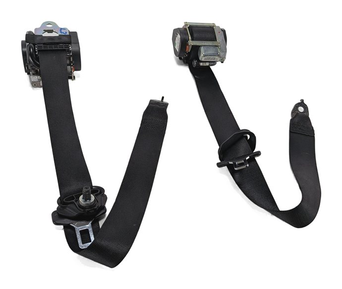 2016 MERCEDES GL63 (X166) REAR 3RD ROW SEAT SEATBELT RETRACTOR SET/2 (Black)