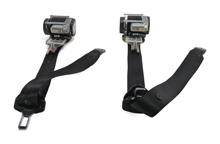 Thumbnail 2: 2016 MERCEDES GL63 (X166) REAR 2ND ROW SEAT SEATBELT RETRACTOR SET/2 (Black)